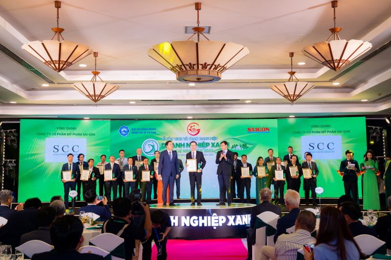Saigon Cosmetics Corporation received the Green Business award in 2023