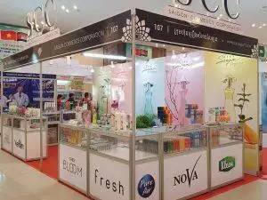 Saigon Cosmetics Corporation has participated in the Vietnam Cambodia Economic Defense Product Exhibition 2023