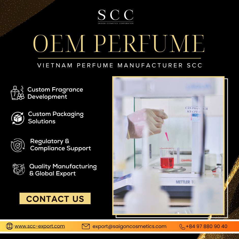OEM Perfume Manufacturer in Vietnam | OEM Perfume Solutions by SCC