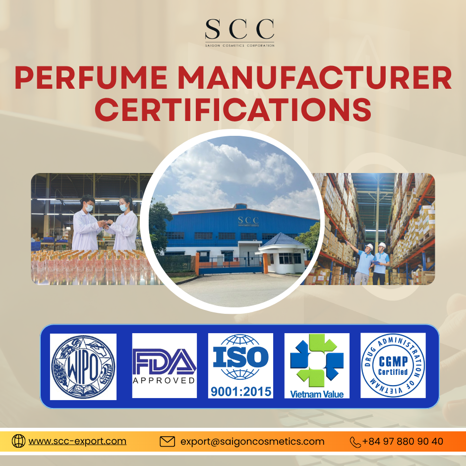 Perfume Manufacturer Certifications