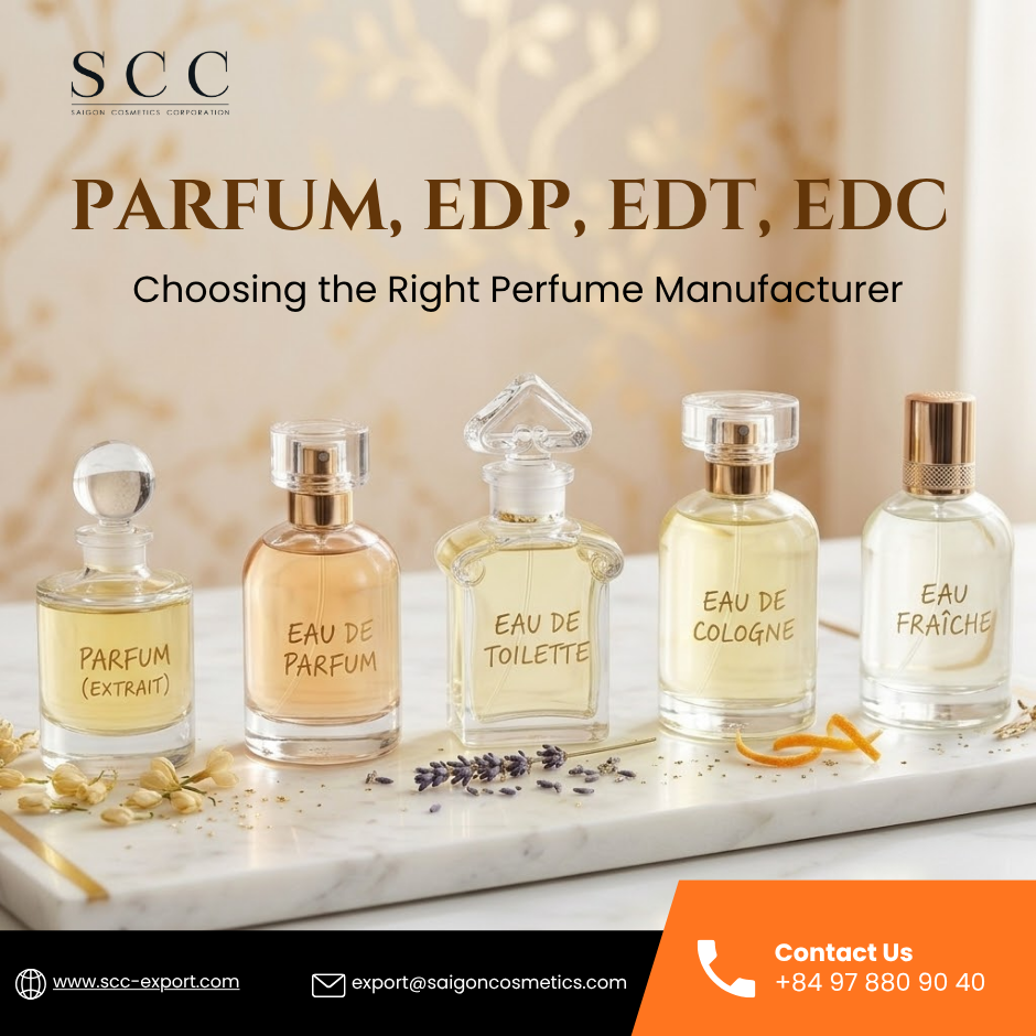 Parfum EDP EDT EDC Choosing the Right Perfume Manufacturer