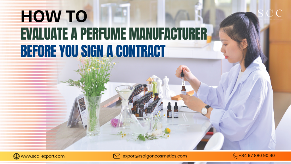 How to Evaluate a Perfume Manufacturer Before You Sign a Contract 1 How to Evaluate a Perfume Manufacturer Before You Sign a Contract